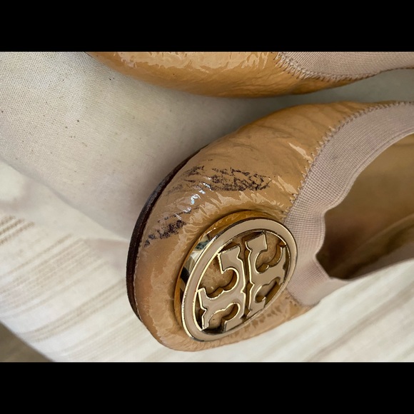 Nude Tory Burch Caroline Ballet Flats Size 9 - Picture 4 of 4